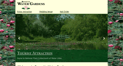 Desktop Screenshot of bennettswatergardens.com